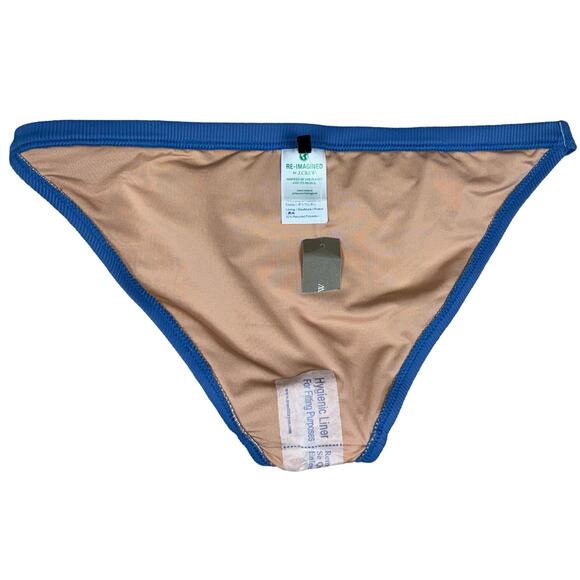 NWT J. Crew Periwinkle Blue Re-imagined Triangle Bikini Top Bottom Set Small - Picture 11 of 15